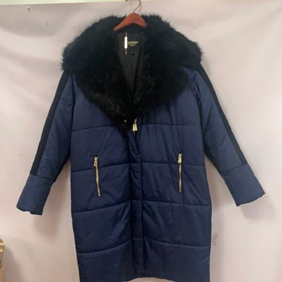 JUICY‎ COUTURE BLACK LABEL LOS ANGELES PUFFER COAT SIZE S - Picture 1 of 7